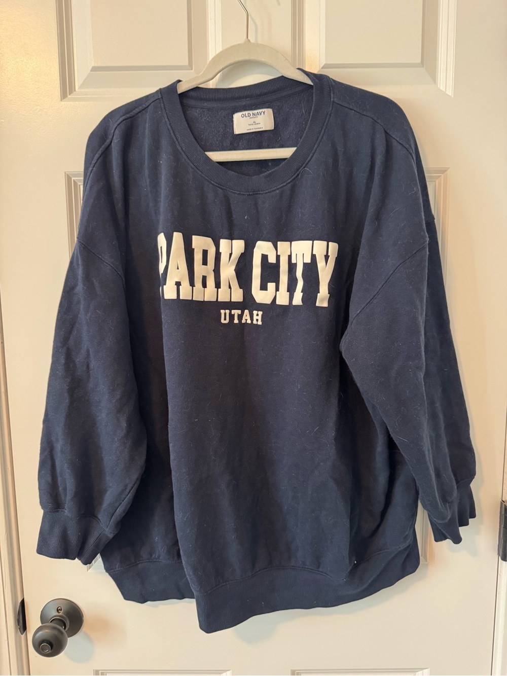 Old Navy - Navy Blue 'Park City Utah' Crewneck Sweatshirt